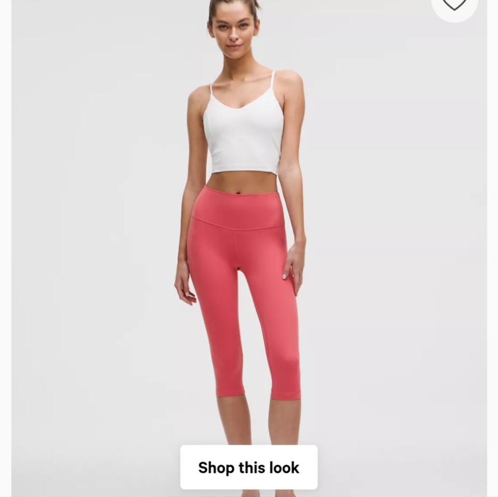 Lululemon Desert Red Align Legging 23"